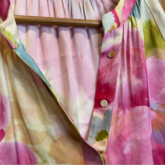 Laura Balloon 3/4 Sleeve Floral Print Blouse - Picture 4 of 6